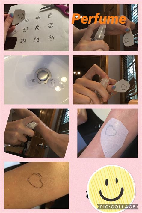 fake tattoo hack with perfume|temporary tattoo on tiktok.